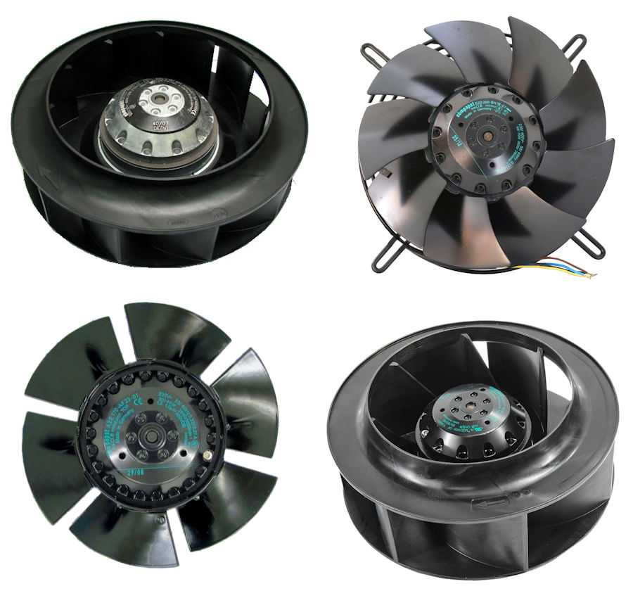 EBM Papst W2E250-CB13-56 180 Watt Fan Motor Rebuilding