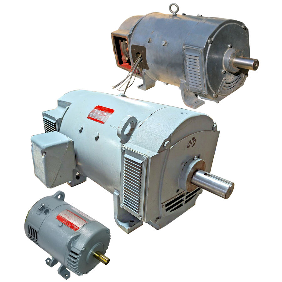 GE KinaMatic 5BY555XD800A800, 10 HP DC Motor Repair & Rewinding