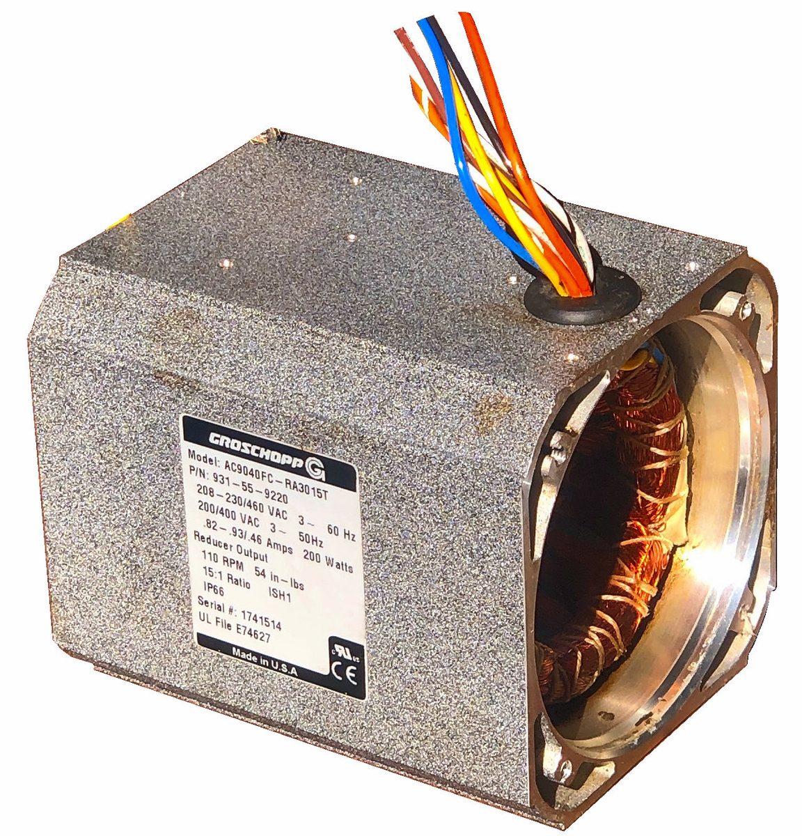 Groschopp AC9040FC 931-55-9220 Stator Rewind