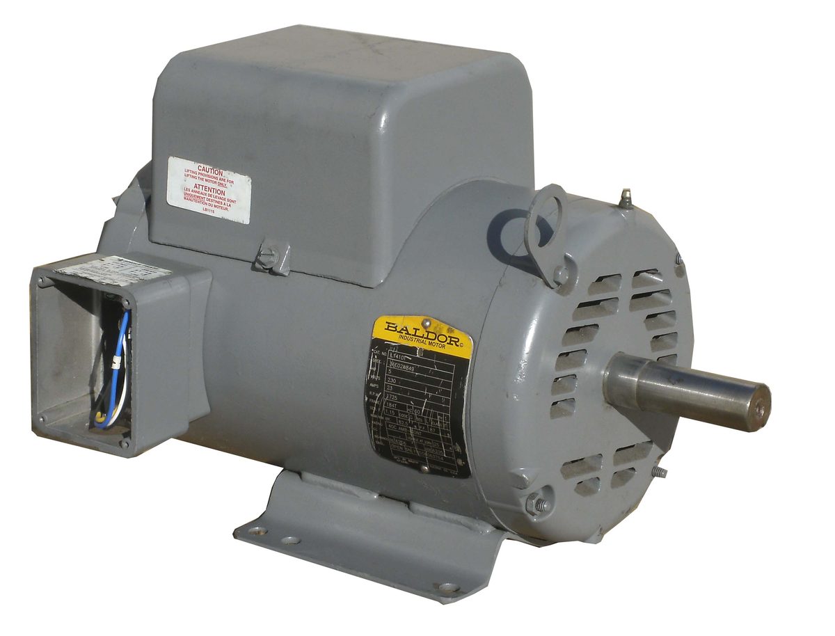 Baldor L1410T, 36E02W849 5 HP Compresor Motor Repair & Rewinding