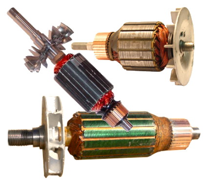 Porter Cable, Delta, Black & Decker 894412 armature Rewind